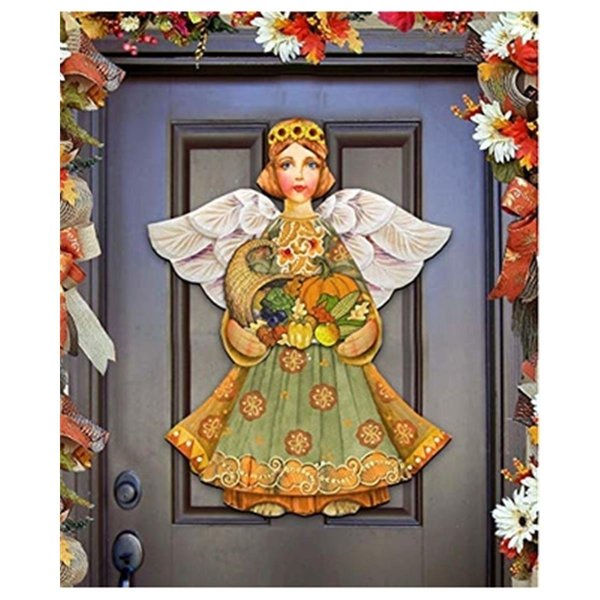 Kd Americana Fall Angel Thanksgiving Door Hanger KD1772672